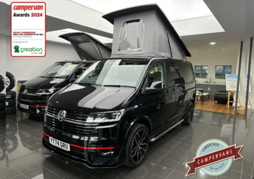 Photo of 2024 74 REG VW T6.1 150DSG HIGHLINE SWB TAILGATE – LED LIGHTS, HEATED SEATS, REAR CAMERA – BRAND NEW CAMPERVAN CONVERSION
