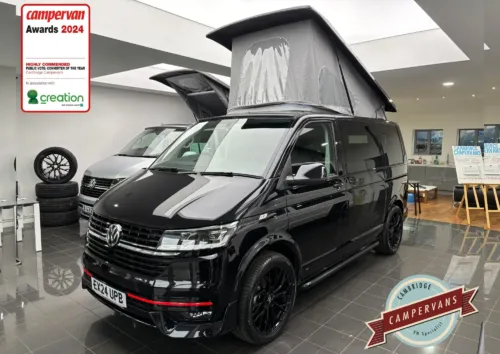 Photo of 2024 24 REG VW T6.1 110PS HIGHLINE SWB TAILGATE – LED LIGHTS, HEATED SEATS, REAR CAMERA – BRAND NEW CAMPERVAN CONVERSION
