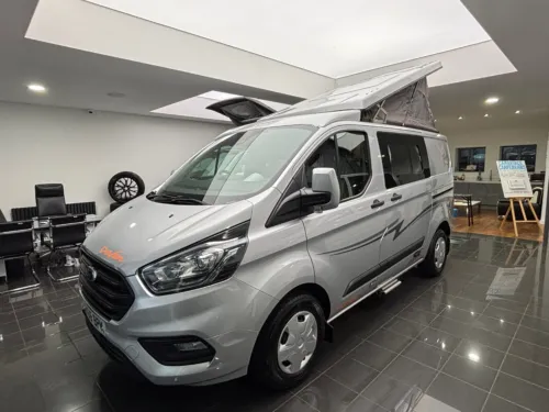 Photo 1 of 2018 68 REG FORD TRANSIT CUSTOM 280 TREND E-TEC 130PS – REAR CAMERA, HEATED SEATS – DEVON FIREFLY CAMPERVAN CONVERSION