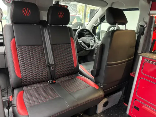 Photo 5 of 2022 72 REG VW T6.1 (T32) 150DSG HIGHLINE LWB BARN DOORS – REAR CAMERA, LED LIGHTS, HEATED SEATS, NAV MEDIA – 6 SEATER CAMPERVAN CONVERSION