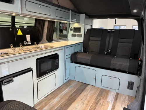 Photo 3 of 2024 74 REG VW T6.1 150DSG HIGHLINE LWB TAILGATE (GLAZED) – REAR CAMERA, HEATED SEATS, LED LIGHTS – BRAND NEW CAMPERVAN CONVERSION