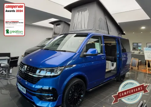 Photo of 2024 74 REG VW T6.1 150DSG HIGHLINE SWB TAILGATE – REAR CAMERA, HEATED SEATS, LED LIGHTS – BRAND NEW CAMPERVAN CONVERSION