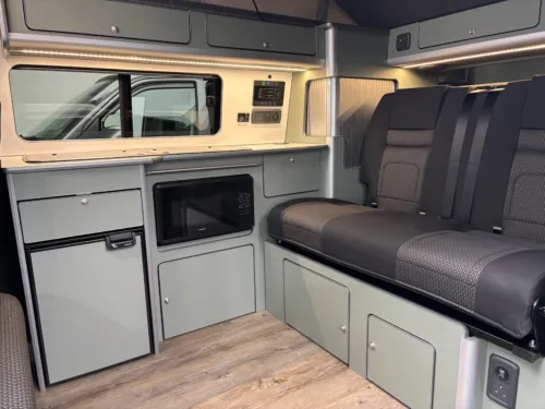 Photo 4 of 2024 24 REG VW T6.1 110PS HIGHLINE SWB TAILGATE – REAR CAMERA, HEATED SEATS, LED LIGHTS – BRAND NEW CAMPERVAN CONVERSION