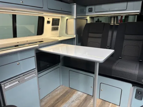 Photo 2 of 2024 74 REG VW T6.1 HIGHLINE 150DSG SWB BARN DOORS – REAR CAMERA, LED LIGHTS, NAV MEDIA, HEATED SEATS – BRAND NEW CAMPERVAN CONVERSION