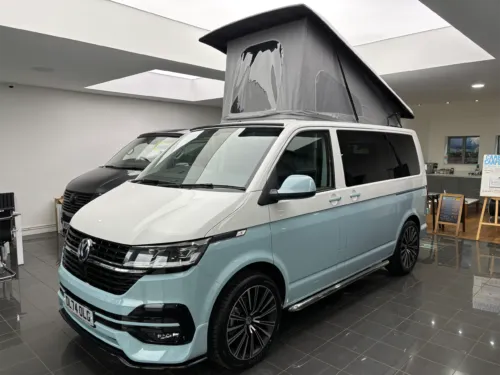 Photo 1 of 2024 74 REG VW T6.1 HIGHLINE 150DSG SWB BARN DOORS – REAR CAMERA, LED LIGHTS, NAV MEDIA, HEATED SEATS – BRAND NEW CAMPERVAN CONVERSION