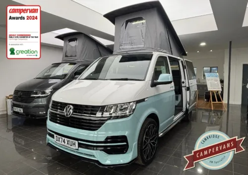 Photo of 2024 74 REG VW T6.1 110PS SWB TAILGATE – TWO TONE – BRAND NEW CAMPERVAN CONVERSION