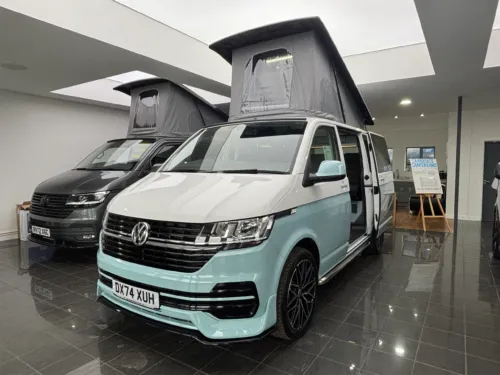 Photo 1 of 2024 74 REG VW T6.1 110PS SWB TAILGATE – TWO TONE – BRAND NEW CAMPERVAN CONVERSION