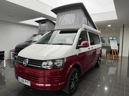 Photo 1 of 2016 66 REG VW T6 102PS STARTLINE SWB BARN DOORS – T30, AIR CONDITIONING – CAMPERKING ST TROPEZ CAMPERVAN
