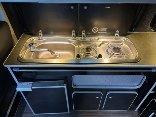 Photo 5 of 2016 66 REG VW T6 102PS STARTLINE SWB BARN DOORS – T30, AIR CONDITIONING – CAMPERKING ST TROPEZ CAMPERVAN