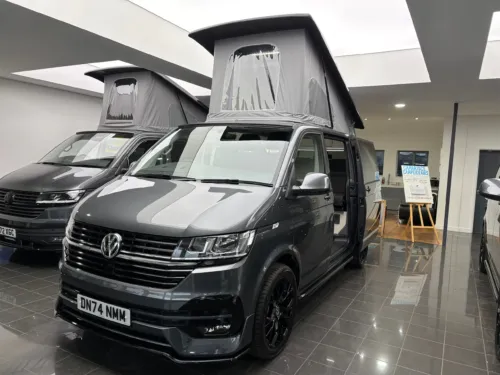 Photo 1 of 2024 74 REG VW T6.1 HIGHLINE 150DSG SWB BARN DOORS – REAR CAMERA – BRAND NEW CAMPERVAN CONVERSION