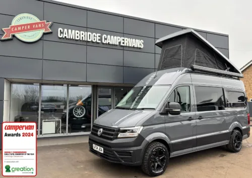 Photo of 2024 24 REG VW CRAFTER CR35 MWB 140PS 8SP AUTO FWD – REAR CAMERA, LED LIGHTS – BRAND NEW CONVERSION