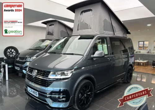 Photo of 2024 74 REG VW T6.1 110PS HIGHLINE, SWB, TAILGATE, REAR CAMERA, HEATED SEATS, LED LIGHTS – BRAND NEW CAMPERVAN CONVERSION