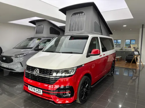 Photo 1 of 2024 74 REG VW T6.1 110PS HIGHLINE SWB TAILGATE – REAR CAMERA, HEATED SEATS, LED LIGHTS – BRAND NEW CAMPERVAN CONVERSION