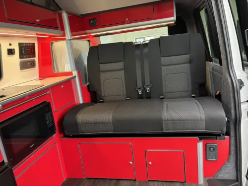 Photo 4 of 2024 74 REG VW T6.1 110PS HIGHLINE SWB TAILGATE – REAR CAMERA, HEATED SEATS, LED LIGHTS – BRAND NEW CAMPERVAN CONVERSION