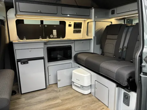 Photo 3 of 2024 74 REG VW T6.1 110PS HIGHLINE, SWB, TAILGATE – REAR CAMERA, HEATED SEATS, LED LIGHTS – BRAND NEW CAMPERVAN CONVERSION