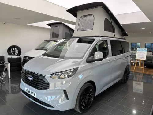 Photo 1 of 2024 24 REG FORD TRANSIT CUSTOM 300S 136PS AUTO ‘LIMITED’ – LED LIGHTS, HEATED SEATS, REAR CAMERA – BRAND NEW CAMPERVAN CONVERSION