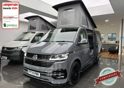 Photo of 2025 74 REG VW T6.1 HIGHLINE 110PS SWB TAILGATE – NAV MEDIA, LED LIGHTS – BRAND NEW CAMPERVAN CONVERSION