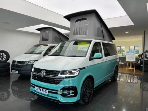 Photo 1 of 2024 74 REG VW T6.1 150PS HIGHLINE SWB TAILGATE – LED LIGHTS, REAR CAMERA, HEATED SEATS – BRAND NEW CAMPERVAN CONVERSION