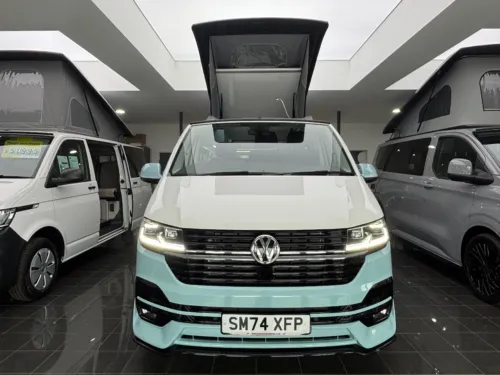 Photo 2 of 2024 74 REG VW T6.1 150DSG HIGHLINE SWB TAILGATE – REAR CAMERA, HEATED SEATS, LED LIGHTS, CARPETED CAB – BRAND NEW CAMPERVAN CONVERSION