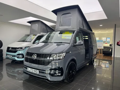 Photo 1 of 2022 72 REG VW T6.1 150DSG HIGHLINE SWB TAILGATE – HEATED SEATS, REAR CAMERA – CAMPERVAN CONVERSION