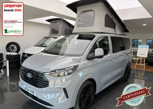 Photo of 2024 24 REG FORD TRANSIT CUSTOM 300S 136PS AUTO ‘LIMITED’ – LED LIGHTS, HEATED SEATS, REAR CAMERA – BRAND NEW CAMPERVAN CONVERSION