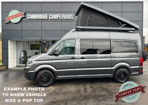 Photo 1 of 2025 25 REG VW CRAFTER CR35 MWB 177PS AUTO FWD COMMERCE PLUS – REAR CAMERA, LED LIGHTS, HEATED TIPTRONIC LEATHER STEERING WHEEL – BRAND NEW CONVERSION