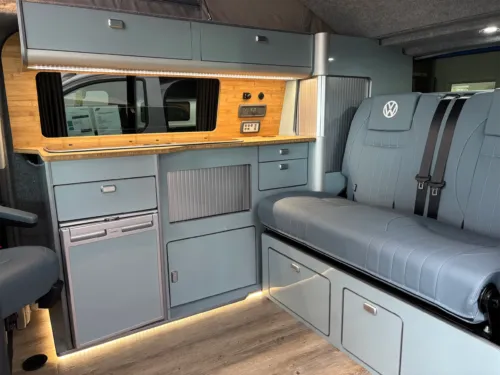 Photo 2 of 2023 23 REG VW T6.1 150DSG HIGHLINE SWB TAILGATE – REAR CAMERA, HEATED SEATS – CAMPERVAN CONVERSION