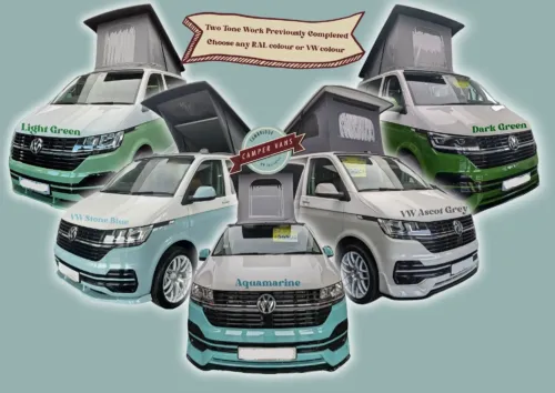 Photo 1 of 2024 74 REG VW T6.1 HIGHLINE 150PS SWB TAILGATE – REAR CAMERA, LED LIGHTS, HEATED SEATS – BRAND NEW CAMPERVAN CONVERSIO