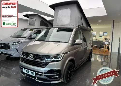 Photo of 2023 23 REG VW T6.1 150DSG HIGHLINE SWB TAILGATE – REAR CAMERA, LED LIGHTS – CAMPERVAN CONVERSION