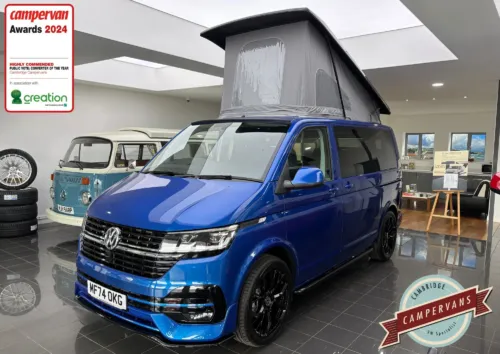 Photo 1 of 2024 74 REG VW T6.1 110PS HIGHLINE SWB TAILGATE – LED LIGHTS, REAR CAMERA, HEATED SEATS – BRAND NEW CAMPERVAN CONVERSION