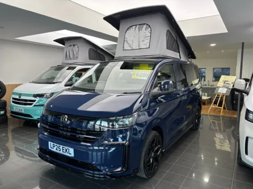 Photo 1 of 2025 25 REG VW T7 110PS 6SP MANUAL COMMERCE PRO SWB TAILGATE – HEATED STEERING WHEEL, LED EXCLUSIVE REAR LIGHTS – BRAND NEW “JOURNEY” CAMPERVAN CONVERSION – FIXED RIB BED