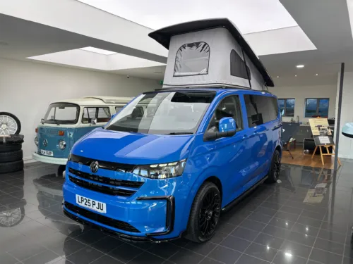 Photo 1 of 2025 25 REG VW T7 150PS 8SP AUTO COMMERCE PRO SWB TAILGATE – HEATED STEERING WHEELS, LED EXCLUSIVE REAR LIGHTS – BRAND NEW CAMPERVAN CONVERSION