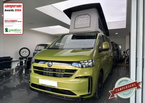 Photo of 2025 75 REG VW T7 170PS 8SP AUTOMATIC COMMERCE PRO SWB TAILGATE – HEATED STEERING WHEEL, LED EXCLUSIVE REAR LIGHTS – BRAND NEW CAMPERVAN CONVERSION