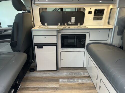 Photo 3 of 2024 24 REG VW T6.1 110PS HIGHLINE SWB BARN DOORS – BRAND NEW CAMPERVAN CONVERSION – FIXED RIB BED