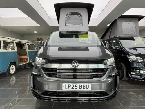 Photo 2 of 2025 25 REG VW T7 110PS 6SP MANUAL COMMERCE PRO SWB TAILGATE – HEATED STEERING WHEEL, LED EXCLUSIVE REAR LIGHTS – BRAND NEW CAMPERVAN CONVERSION