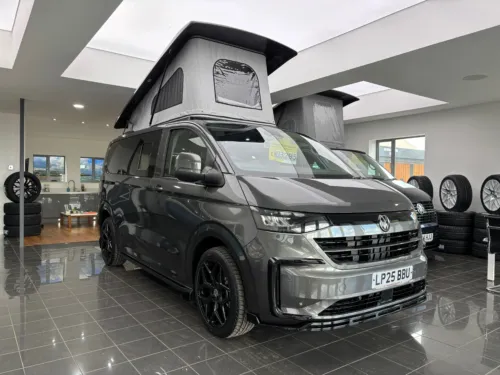 Photo 3 of 2025 25 REG VW T7 110PS 6SP MANUAL COMMERCE PRO SWB TAILGATE – HEATED STEERING WHEEL, LED EXCLUSIVE REAR LIGHTS – BRAND NEW CAMPERVAN CONVERSION