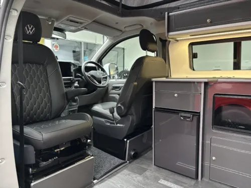 Photo 3 of 2025 75 REG VW T7 110PS 6SP MANUAL COMMERCE PRO SWB TAILGATE – HEATED STEERING WHEEL, LED EXCLUSIVE REAR LIGHTS – BRAND NEW CAMPERVAN CONVERSION – MOBIFRAME 112CM SLIDING BED