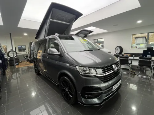 Photo 3 of 2024 74 REG VW T6.1 150DSG HIGHLINE SWB BARN DOORS – BRAND NEW CAMPERVAN CONVERSION – FIXED RIB BED