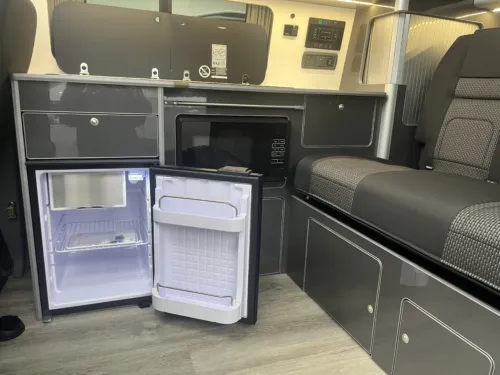 Photo 4 of 2024 74 REG VW T6.1 150DSG HIGHLINE SWB BARN DOORS – BRAND NEW CAMPERVAN CONVERSION – FIXED RIB BED