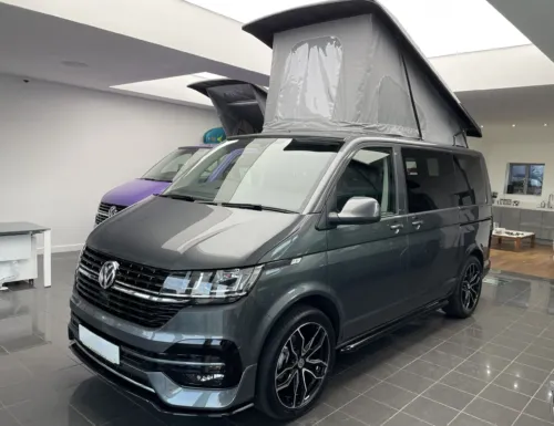Photo 1 of 2024 74 REG VW T6.1 110PS HIGHLINE, SWB, TAILGATE – REAR CAMERA, LED LIGHTS, HEATED SEATS – BRAND NEW CAMPERVAN CONVERSION – FIXED RIB BED