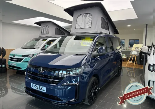Photo of 2025 25 REG VW T7 110PS 6SP MANUAL COMMERCE PRO SWB TAILGATE – HEATED STEERING WHEEL, LED EXCLUSIVE REAR LIGHTS – BRAND NEW “JOURNEY” CAMPERVAN CONVERSION – FIXED RIB BED