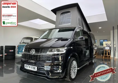 Photo of 2024 74 REG VW T6.1 110PS HIGHLINE SWB TAILGATE – REAR CAMERA, HEATED SEATS, LED LIGHTS – CAMPERVAN CONVERSION