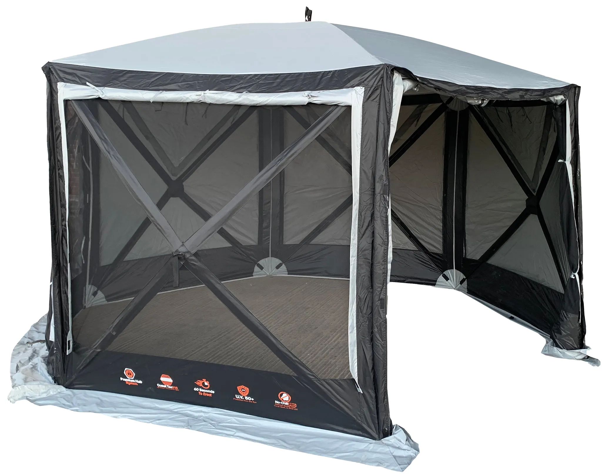 Photo of QUEST SCREEN HOUSE 6 PRO POP UP GAZEBO – GREY