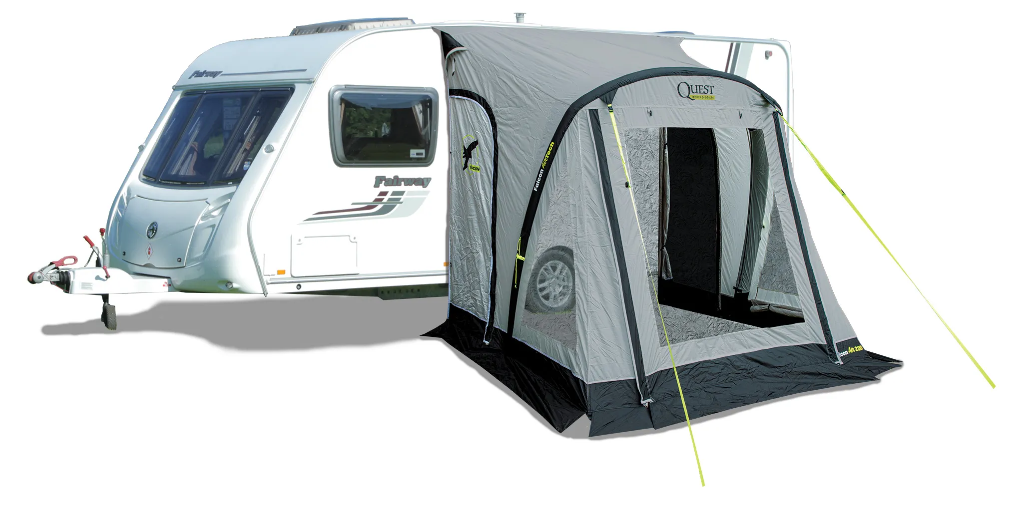 Photo of Falcon Pro 220 Air Porch Awning – Mid Grey