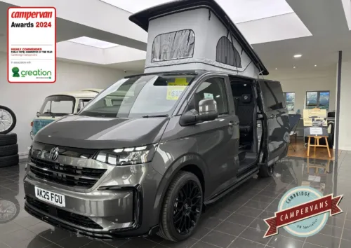 Photo of 2025 25 REG VW T7 110PS 6SP MANUAL COMMERCE PRO SWB TAILGATE – CAMPERVAN ‘DAY VAN’ CONVERSION – MOBIFRAME 150CM SLIDING BED
