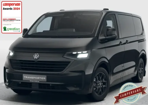 Photo of 2025 75 REG VW T7 170PS 8SP AUTOMATIC COMMERCE PRO SWB TAILGATE – HEATED STEERING WHEEL, LED EXCLUSIVE REAR LIGHTS – BRAND NEW CAMPERVAN CONVERSION