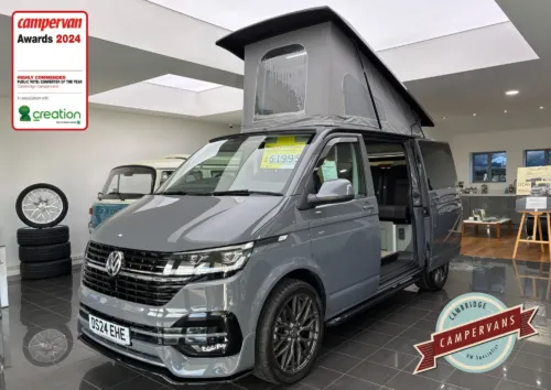 Photo of 2024 24 REG VW T6.1 150DSG HIGHLINE SWB TAILGATE – LED LIGHTS, NAV MEDIA – CAMPERVAN CONVERSION