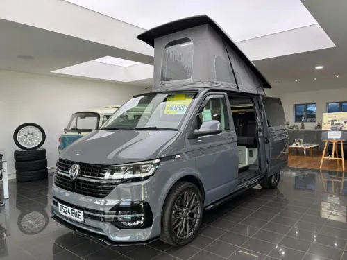 Photo 1 of 2024 24 REG VW T6.1 150DSG HIGHLINE SWB TAILGATE – LED LIGHTS, NAV MEDIA – CAMPERVAN CONVERSION