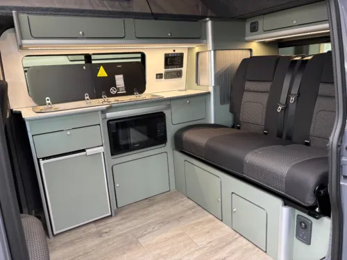 Photo 4 of 2024 24 REG VW T6.1 150DSG HIGHLINE SWB TAILGATE – LED LIGHTS, NAV MEDIA – CAMPERVAN CONVERSION
