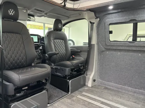Photo 4 of 2025 25 REG VW T7 110PS 6SP MANUAL COMMERCE PRO SWB TAILGATE – CAMPERVAN ‘DAY VAN’ CONVERSION – MOBIFRAME 150CM SLIDING BED